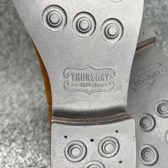 Thursday Duchess Chelsea Boots Women's Size 7.5 Brown Suede Leather Pull On Boot - Picture 13 of 15